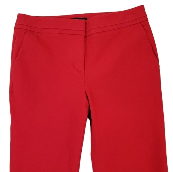 Talbots~Woman Size 2~Red/Black Skinny Ankle Pants Stretch. - Picture 7 of 9